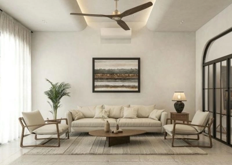 Ấm áp tự nhiên từ phòng khách phong cách scandinavian