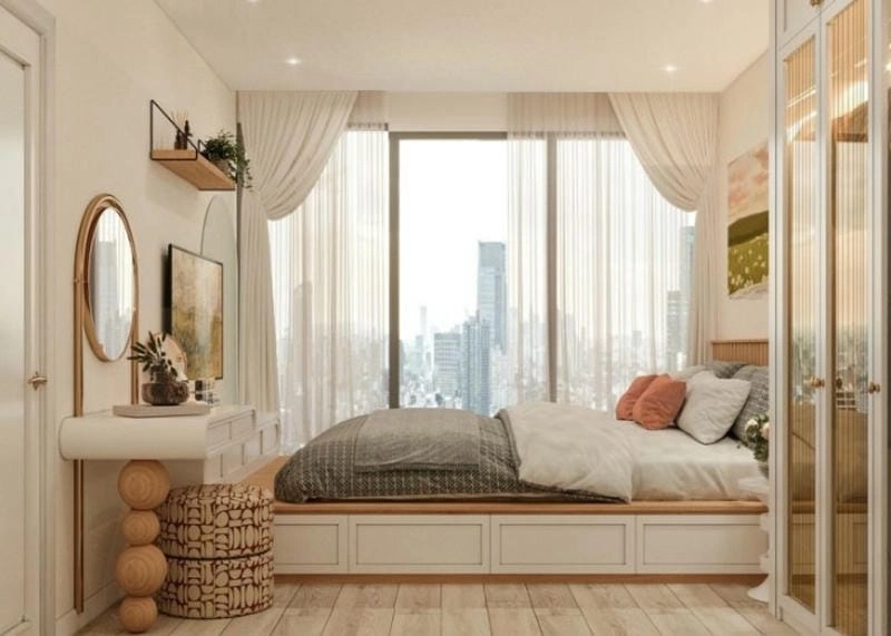 Thư giãn nhẹ nhàng trong phòng ngủ phong cách scandinavian