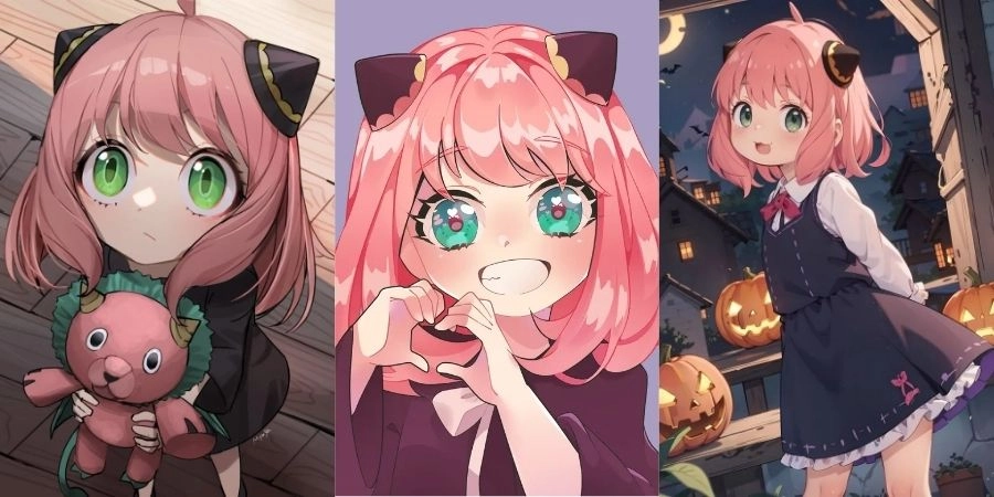 Anime Anya hiện lên sinh động trong từng khung ảnh đẹp