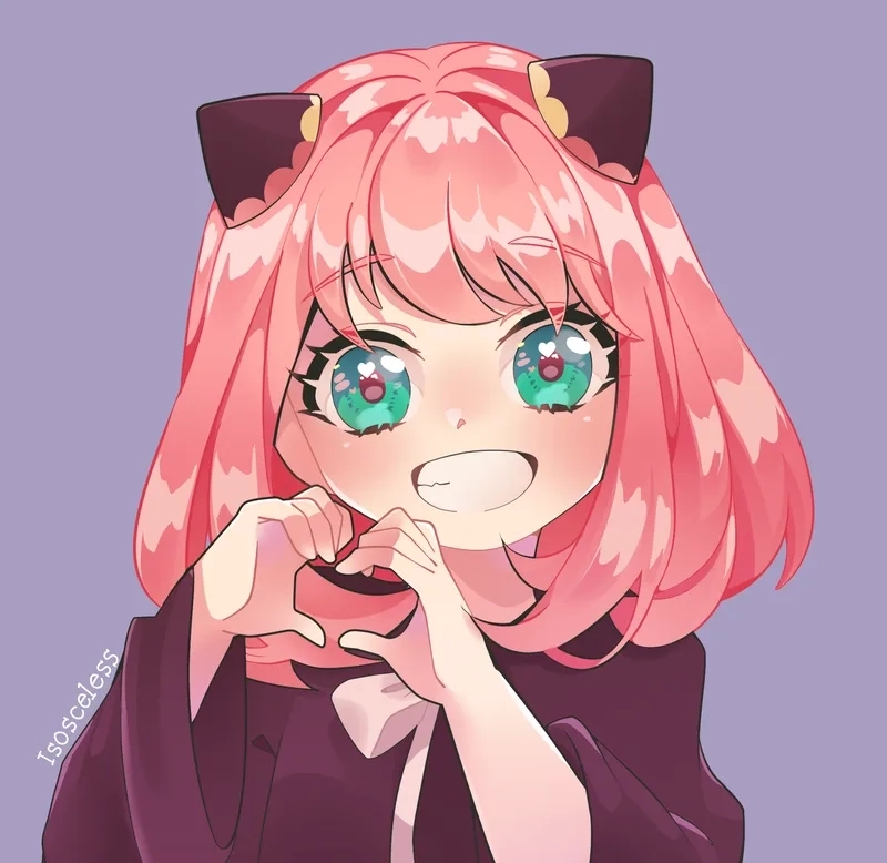 Tải ngay hình nền anime Anya đẹp cho điện thoại