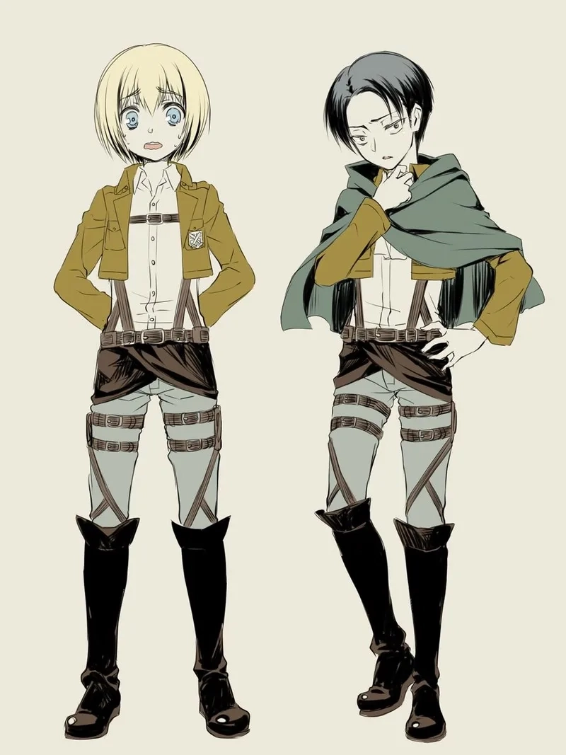 Levi x armin tạo nên những khoảnh khắc ngắn nhưng đầy ấn tượng