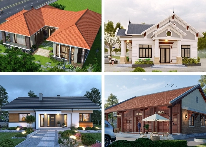 Những mẫu nhà 3 gian đẹp truyền thống pha hiện đại