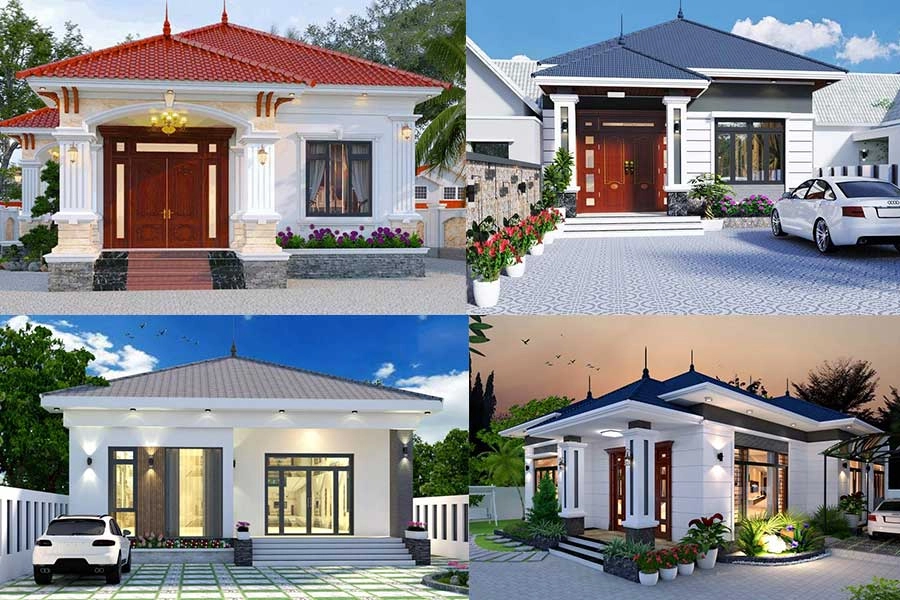 Xu hướng xây nhà cấp 4 mái Nhật đẹp ấn tượng 2025