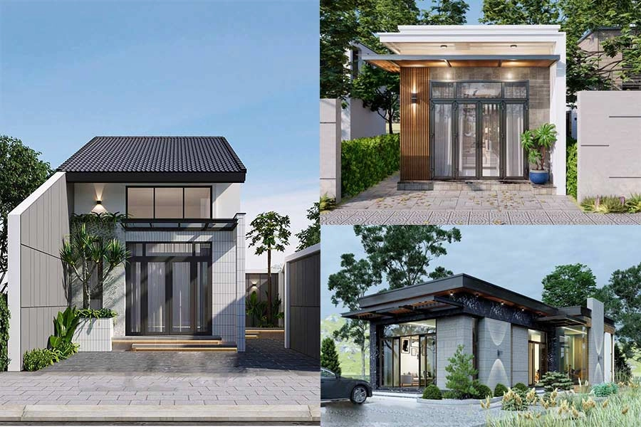 Tuyển chọn mẫu nhà cấp 4 mái tôn đẹp giá rẻ hiện đại