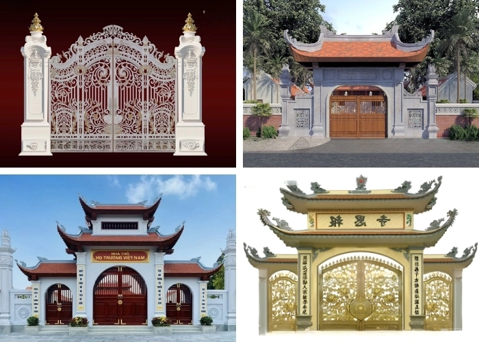 Mẫu cổng nhà đa phong cách - Ấn tượng và thể hiện cá tính