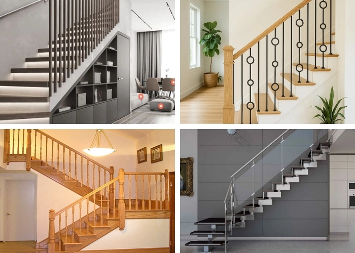 Thiết kế lan can cầu thang đẹp phù hợp mọi không gian