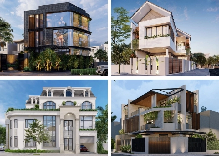 Mẫu nhà 2 mặt tiền - Thiết kế độc đáo, tối ưu không gian sống