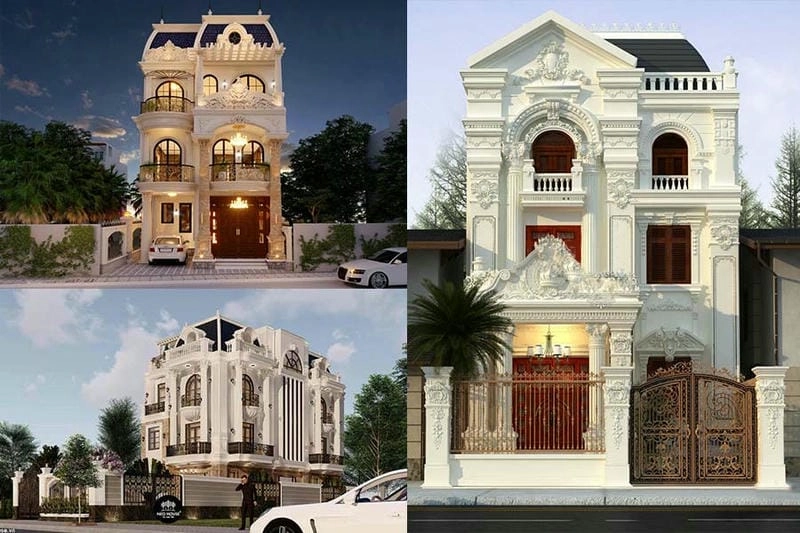 Thiết kế mẫu nhà biệt thự 3 tầng hiện đại tinh tế đẹp