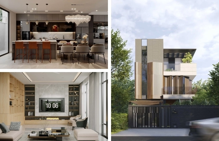 Mẫu nhà biệt thự mini nhỏ đẹp - Sang trọng, tối ưu chi phí