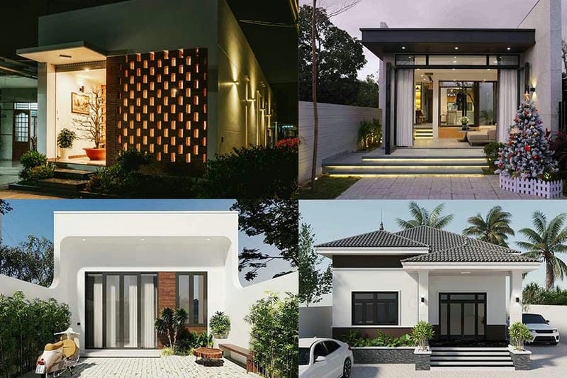 Mẫu nhà đẹp 300 triệu - Giải pháp xây tổ ấm tiết kiệm, tiện nghi