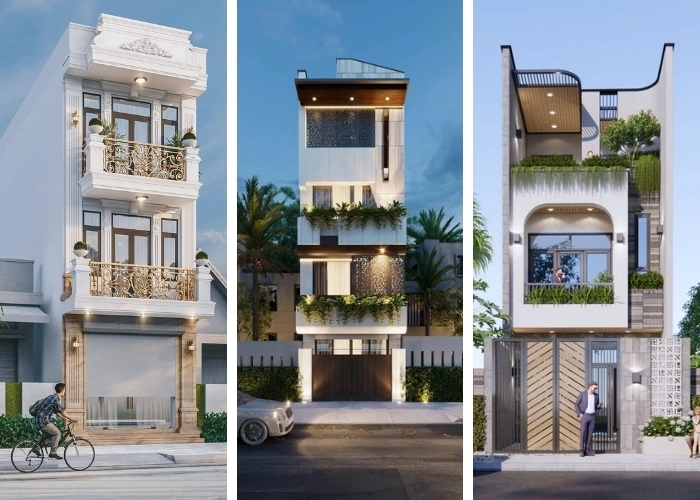 Xu hướng mẫu nhà phố mặt tiền 4-5m hot nhất hiện nay