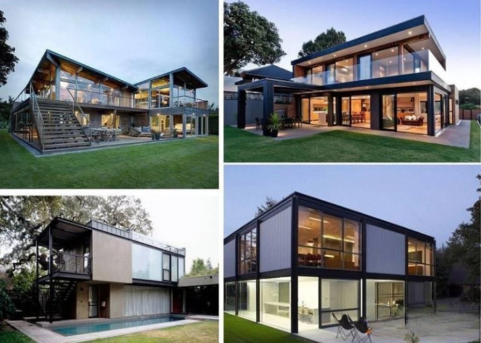 Tổng hợp mẫu nhà tiền chế 2 tầng đẹp xu hướng mới