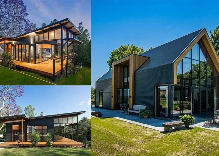 Tham khảo mẫu nhà tiền chế cấp 4 đẹp sang trọng 2025