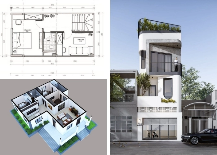 Gợi ý mẫu thiết kế nhà 40m2 tối ưu công năng sử dụng