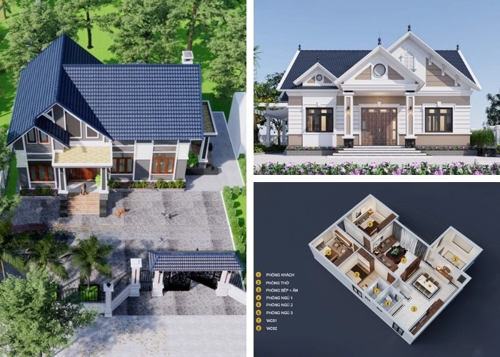 Bí quyết xây nhà cấp 4 giá dưới 1 tỷ đẹp tiện nghi