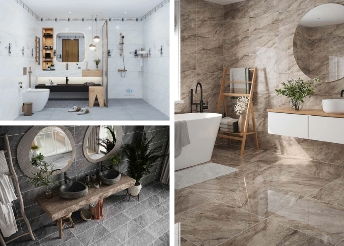 Những mẫu gạch ốp tường nhà tắm phù hợp mọi phong cách