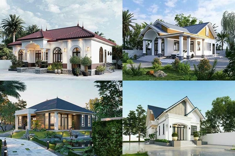 +50 mẫu nhà cấp 4 4 phòng ngủ - Tổ ấm tiện nghi cho gia đình