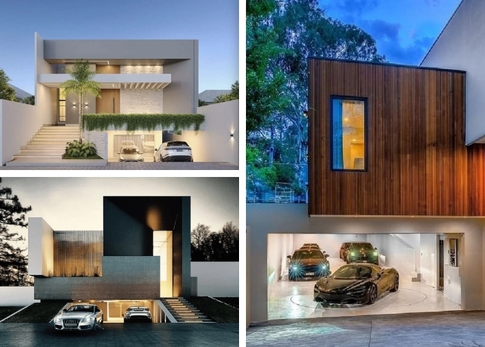 Bộ sưu tập những mẫu nhà có hầm để xe tiện lợi nhất