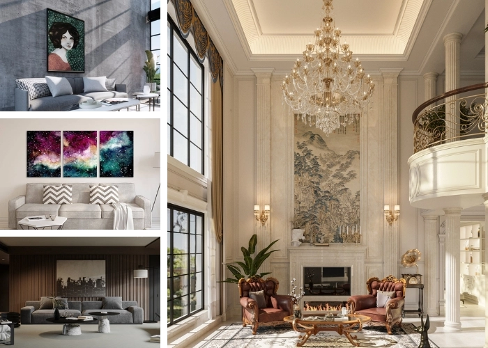 99+ mẫu tranh treo phòng khách đẹp hiện đại được ưa chuộng