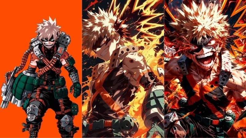 Bakugo hiện lên sắc sảo và nổi loạn trong từng khung hình