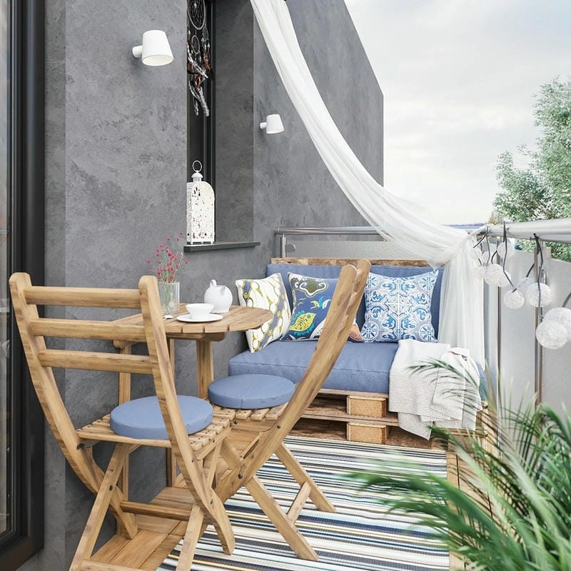 Gợi ý trang trí ban công đẹp thư giãn