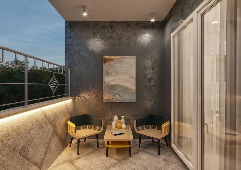 Ý tưởng decor ban công tinh tế nhẹ nhàng