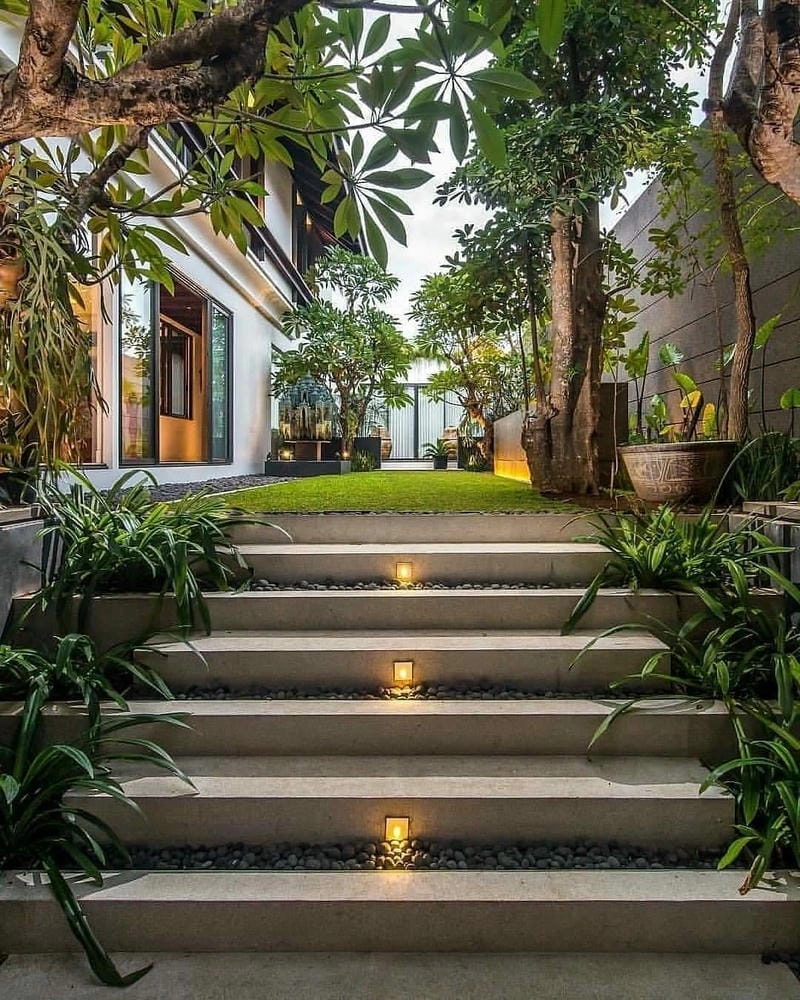 Tăng tính thẩm mỹ với gạch ốp bậc tam cấp đẹp