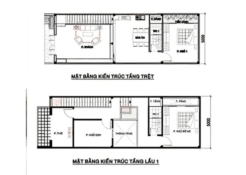 Bộ sưu tập bản vẽ thiết kế nhà 2 tầng đẹp hiện đại