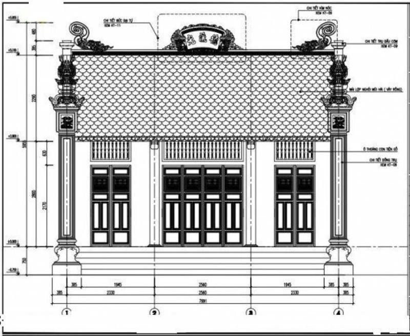 bê tông mẫu nhà thờ 3 gian đẹp bền chắc thẩm mỹ cao