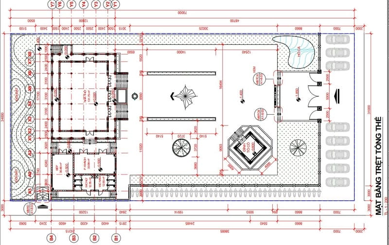 mẫu bản vẽ thiết kế nhà thờ họ tại nghệ an chi tiết rõ ràng dễ hiểu