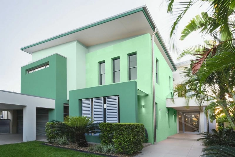 tuổi kỷ tỵ nên sơn nhà màu gì chọn mẫu sơn nhà màu xanh phù hợp