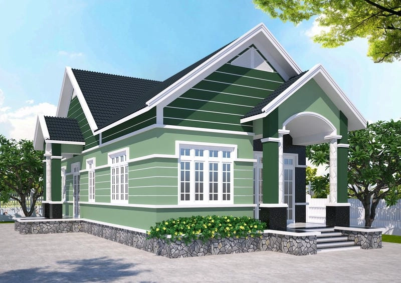 tuổi kỷ tỵ hợp sơn nhà màu gì lựa chọn mẫu sơn nhà màu xanh