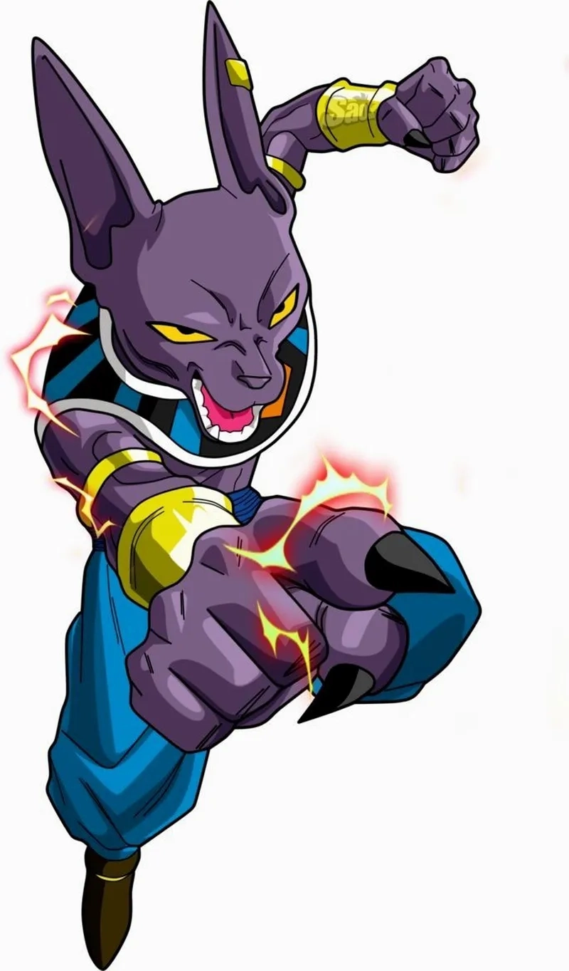 Tạo hình quyền lực đầy uy nghiêm của Ngài Beerus