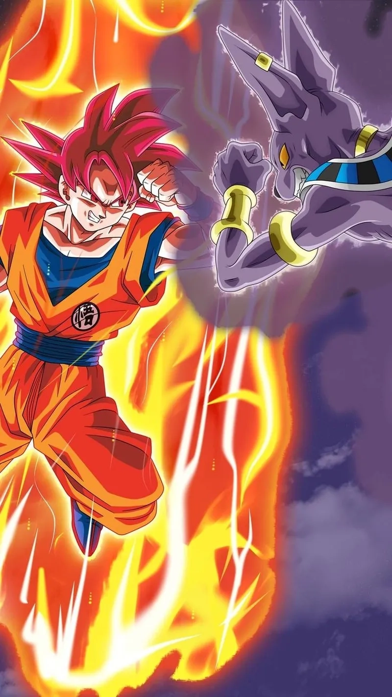 Tạo hình đặc sắc của Goku vs Beerus movie