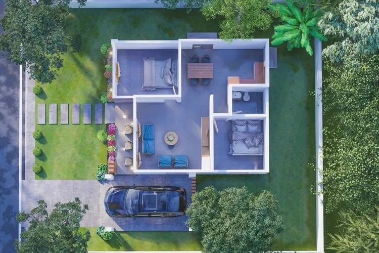 Chiêm ngưỡng mẫu nhà vườn đẹp 1 tầng hiện đại