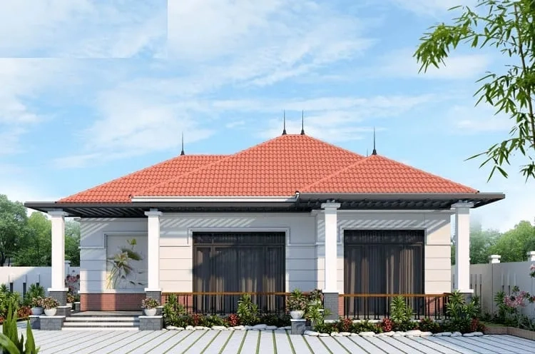 Khám phá xem mẫu nhà vườn đẹp thiết kế 1 tầng