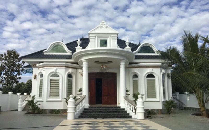 mẫu nhà biệt thự tân cổ điển đẹp tinh tế sang trọng Việt Nam