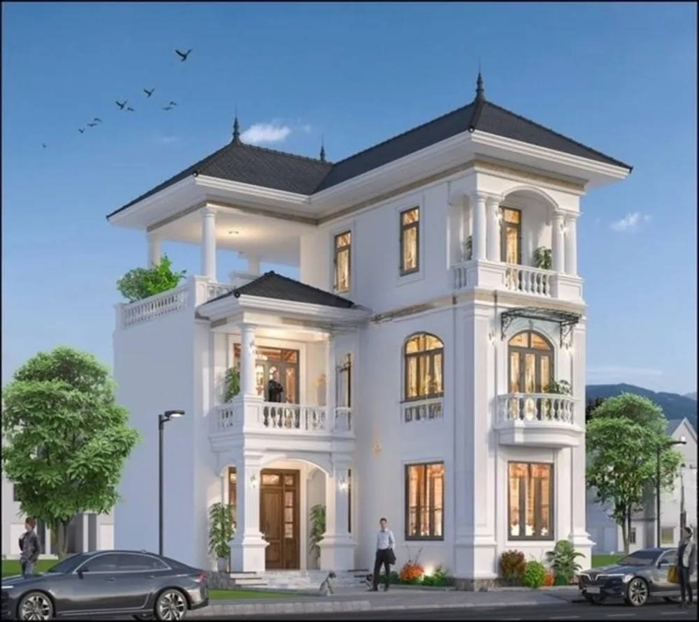 Khám phá mẫu nhà chữ l 3 tầng đẹp sang trọng