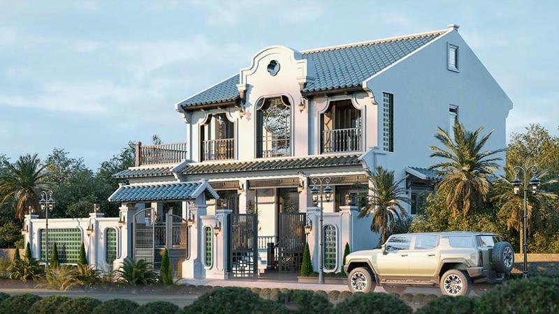 Sang trọng tinh tế từ ngoại thất indochine