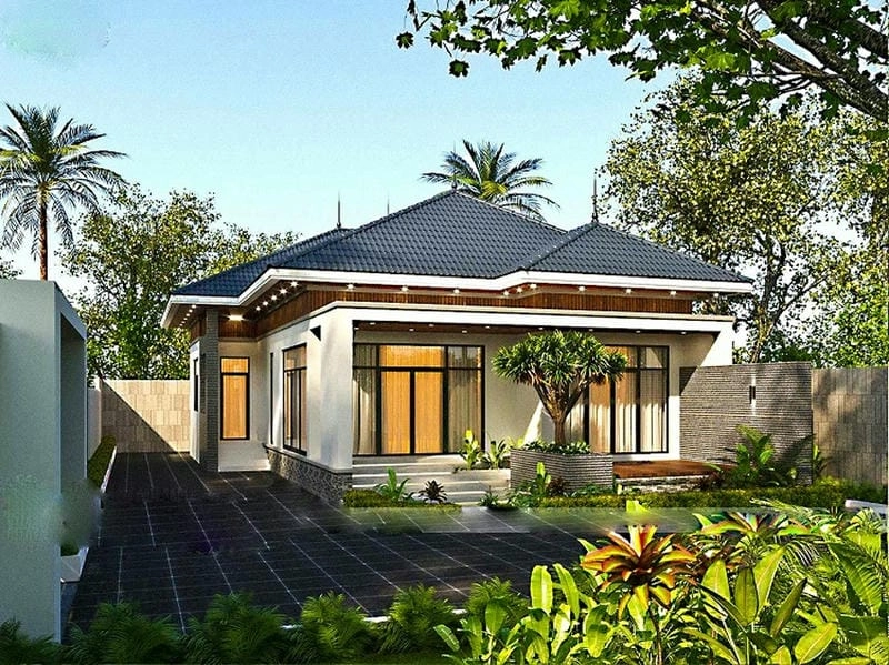 mẫu nhà biệt thự liền kề giải pháp cho không gian phố