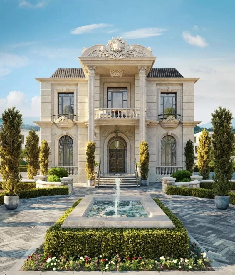 Ý tưởng xây nhà theo phong cách châu âu cho gia đình trẻ