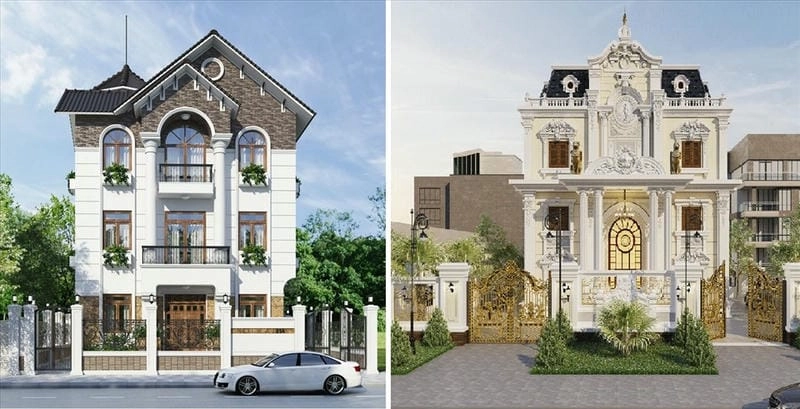 Những mẫu nhà tân cổ điển sang trọng - Vẻ đẹp vượt thời gian
