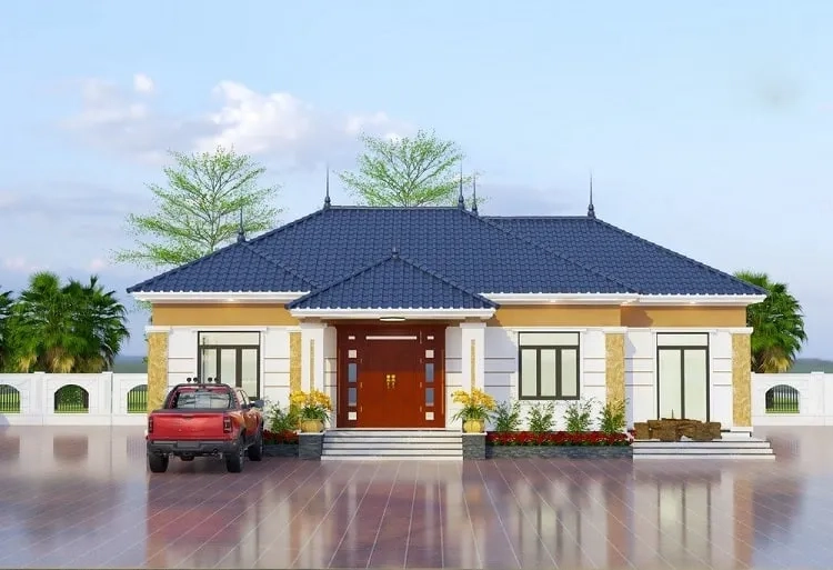 Xem ngay các mẫu nhà vườn đẹp đơn giản kiểu 1 tầng