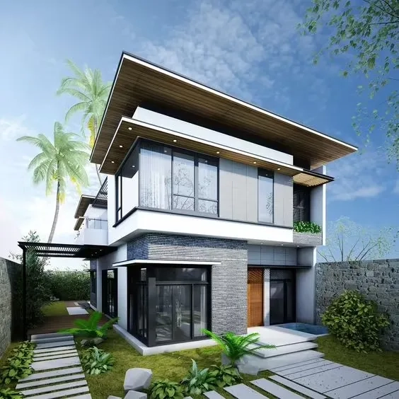 Tham khảo những mẫu nhà vườn đẹp mẫu nhà vườn 2 tầng