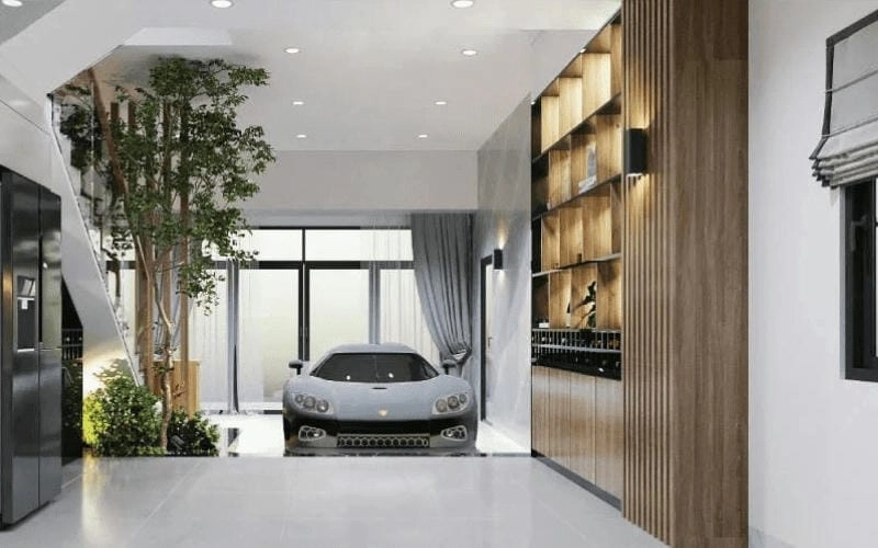 Lựa chọn mẫu nhà có tầng hầm để xe an toàn