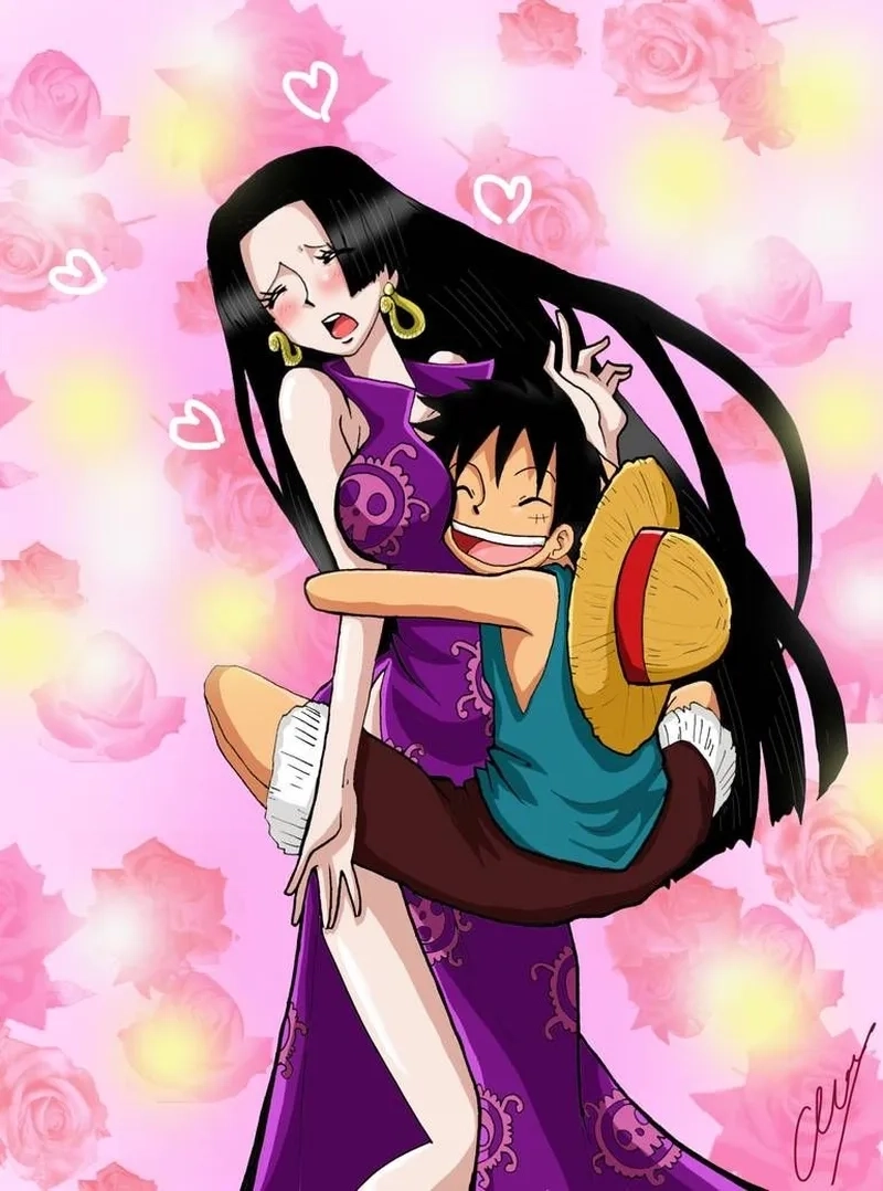 Tổng hợp khoảnh khắc Boa Hancock Luffy đầy cảm xúc