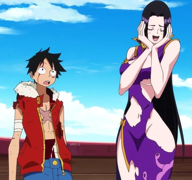 Mối duyên hài hước giữa Luffy và Hancock