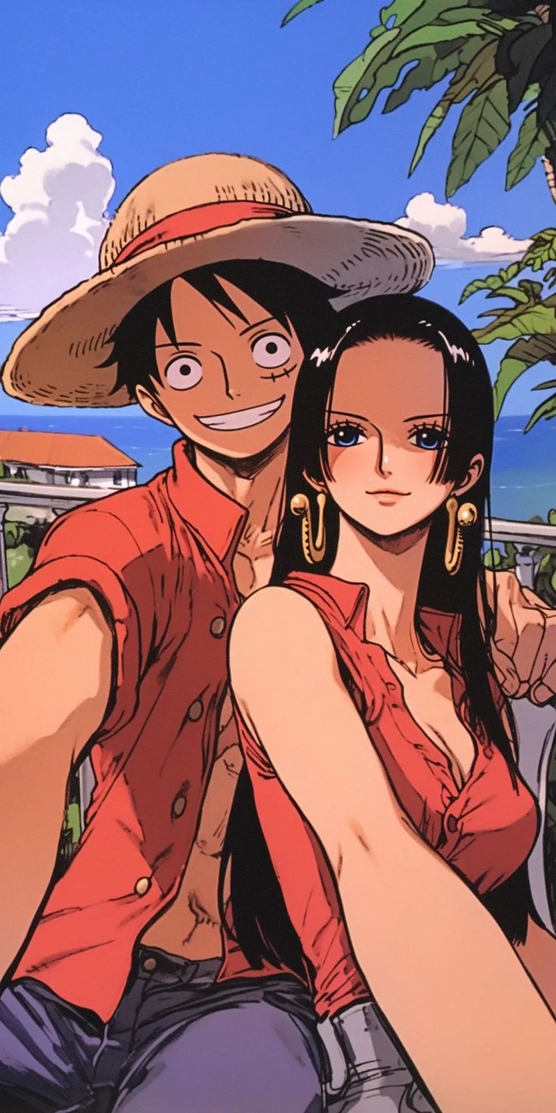 One Piece Boa Hancock Luffy là chủ đề hot