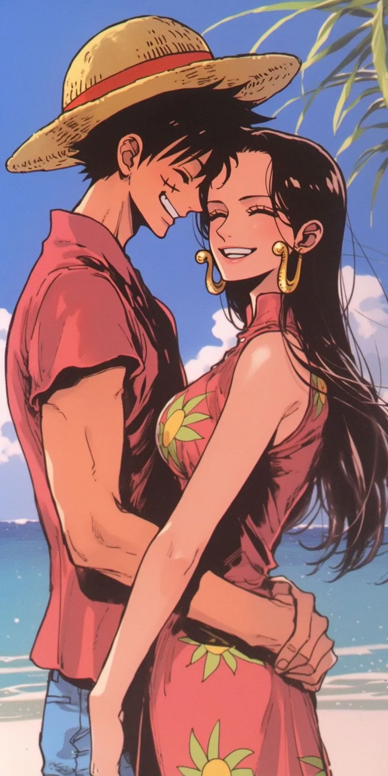 Chiêm ngưỡng ảnh Luffy và Hancock trong những phân cảnh đẹp
