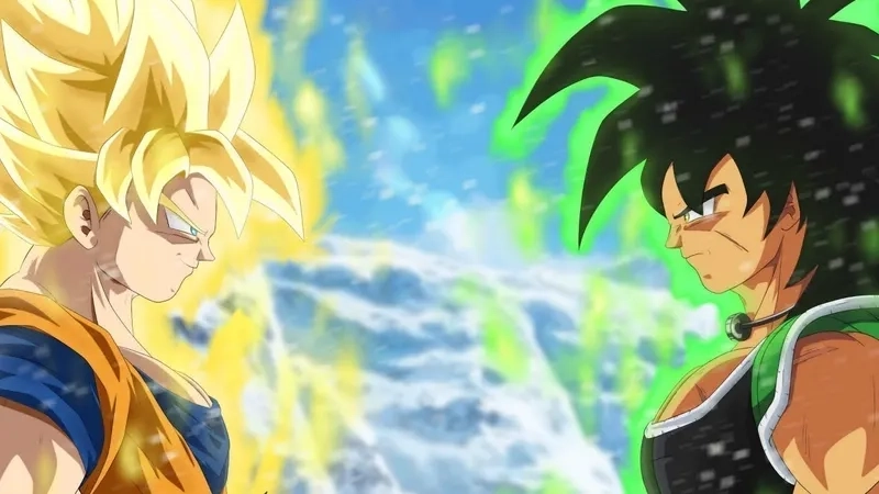 Đoạn đối đầu đầy quyết liệt giữa Broly Goku
